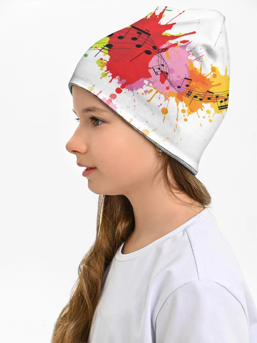 Детская шапка / Ноты color