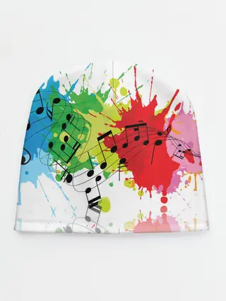 Детская шапка / Ноты color