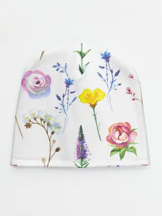 Детская шапка / Полевые цветы
