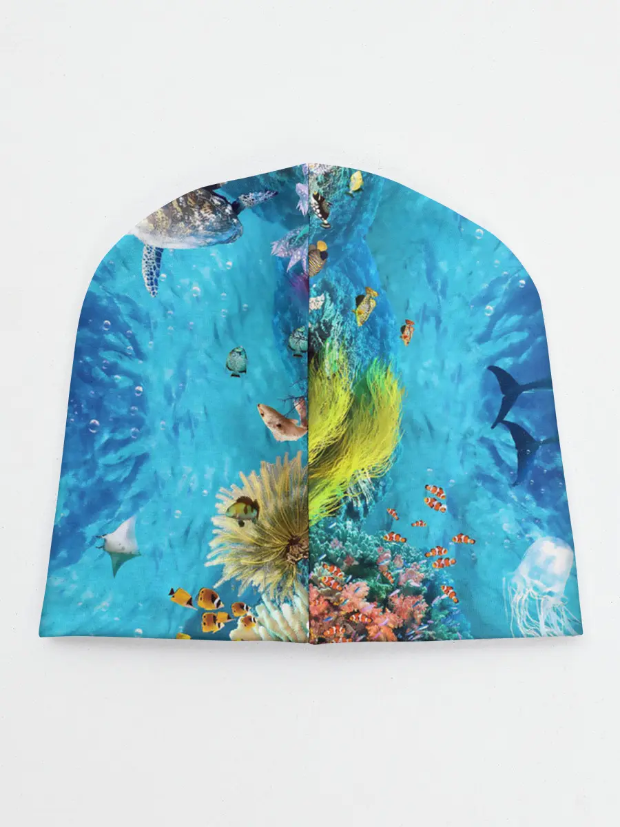 Детская шапка / Дельфины