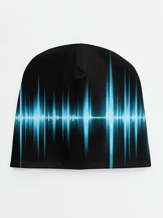 Детская шапка / Текстура эквалайзера