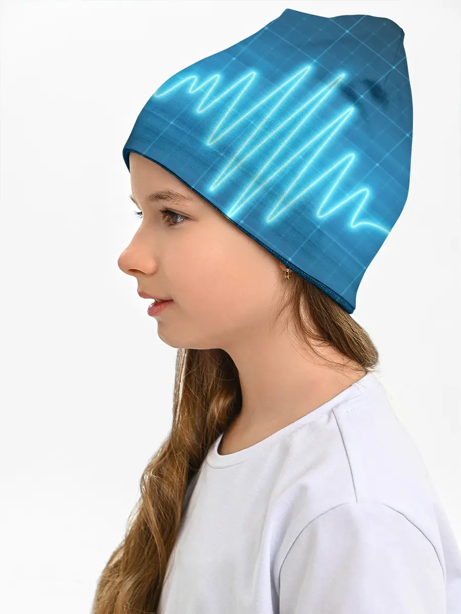 Детская шапка / music line