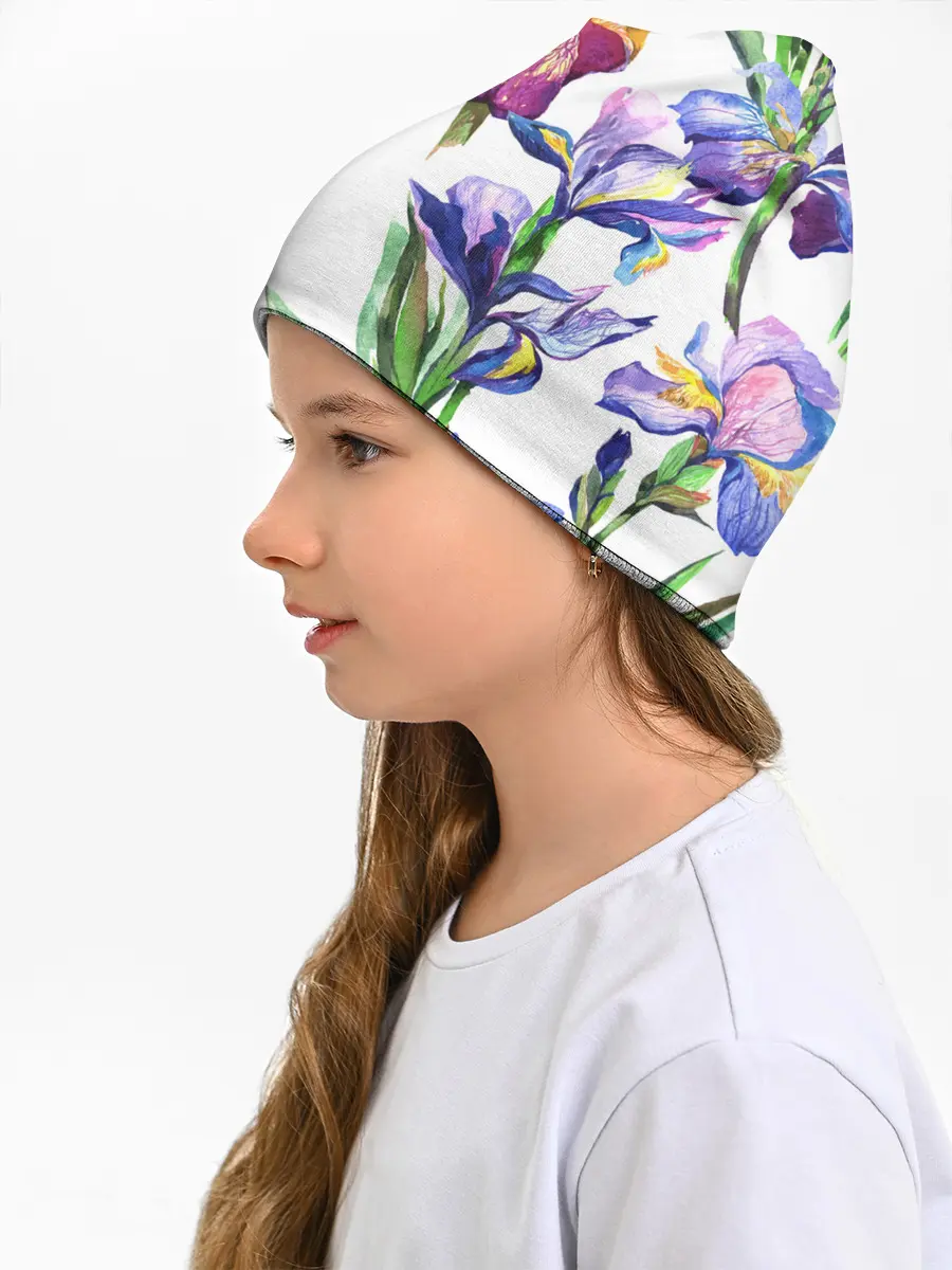 Детская шапка / Ирисы