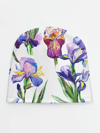 Детская шапка / Ирисы