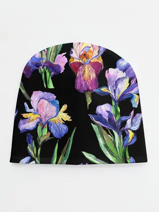 Детская шапка / Ирисы