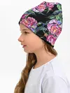 Детская шапка / Розовые пионы
