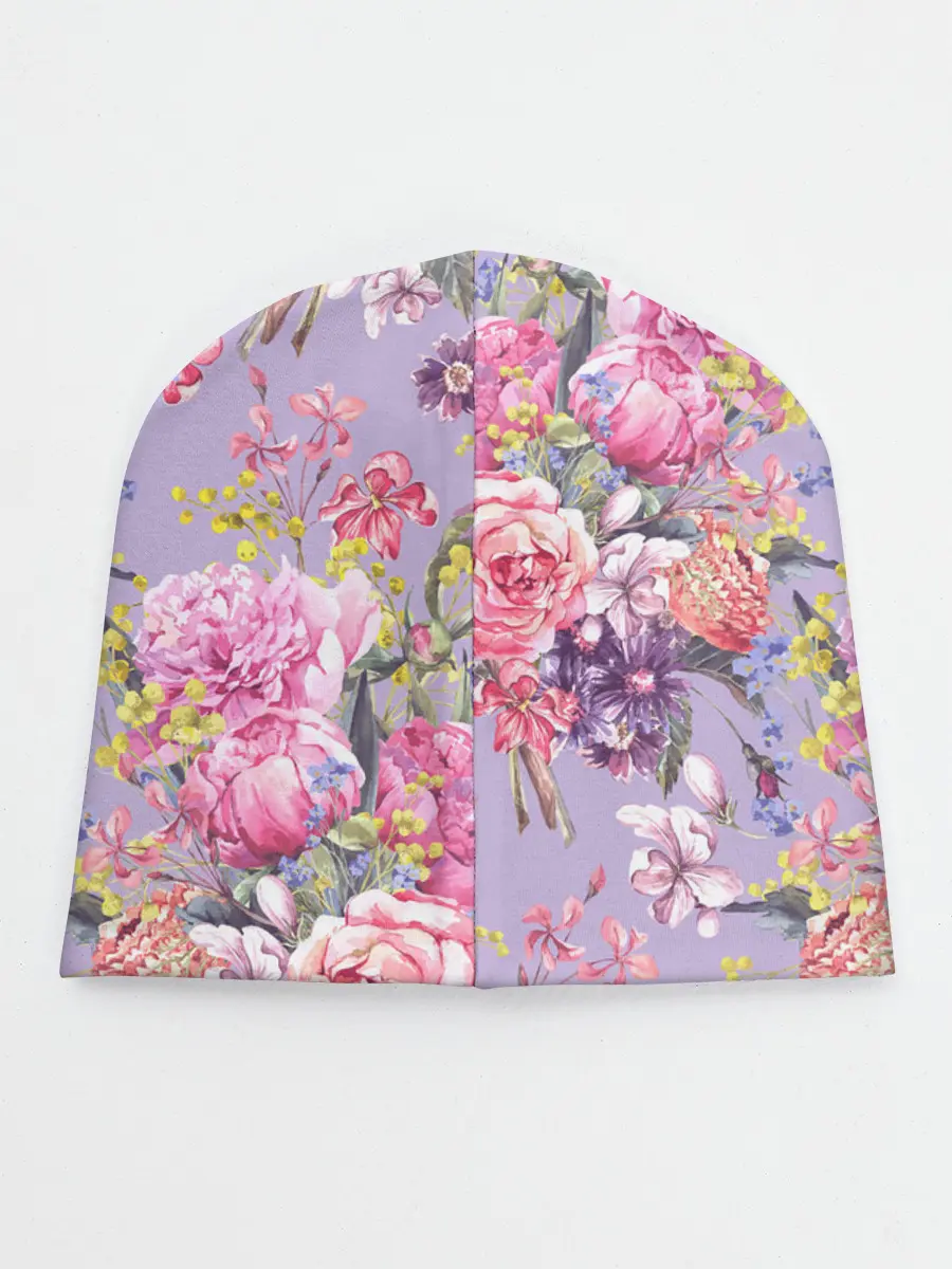 Детская шапка / Лилии и розы