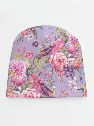 Детская шапка / Лилии и розы