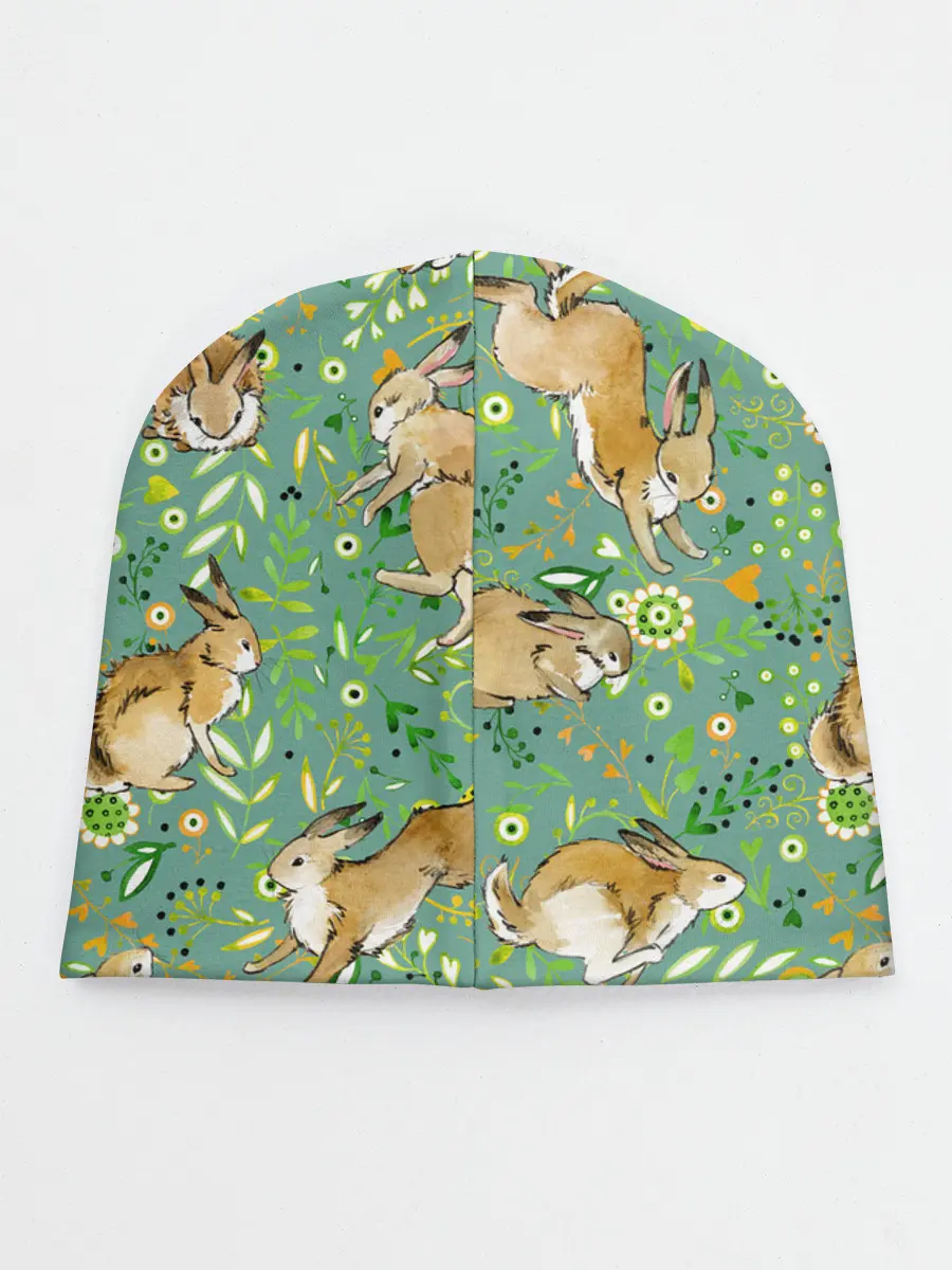 Детская шапка / Милые зайчата