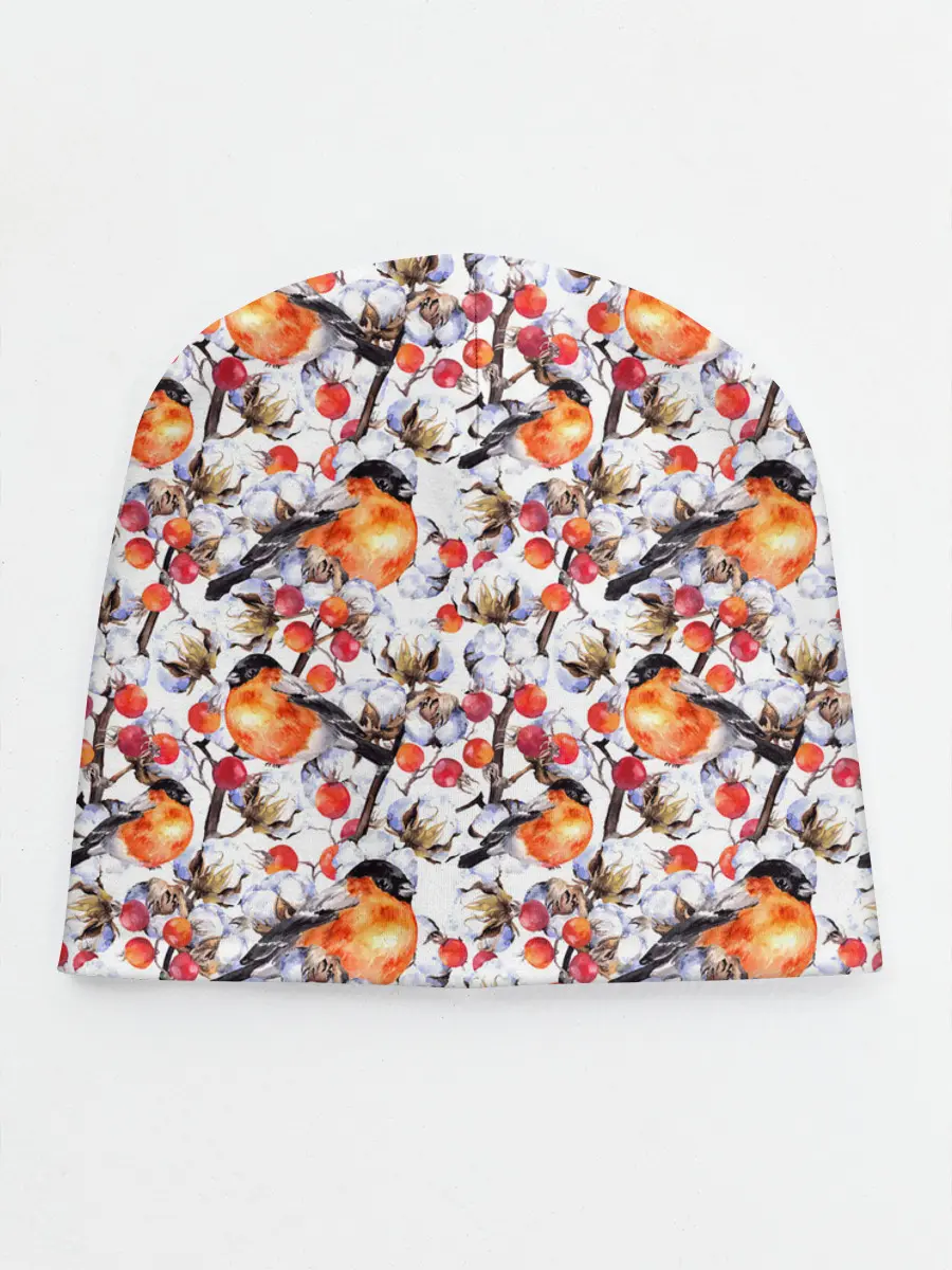 Детская шапка / Снегири