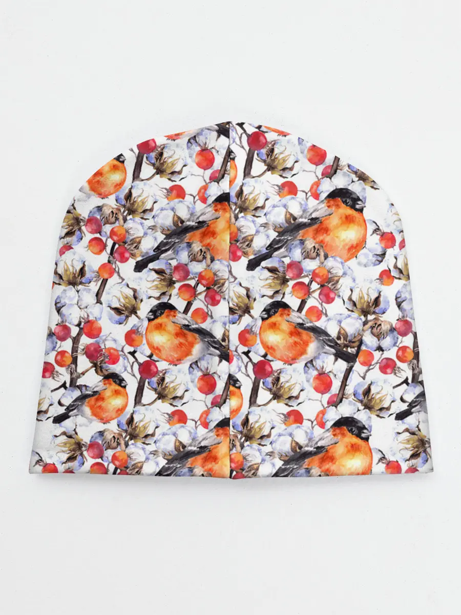 Детская шапка / Снегири