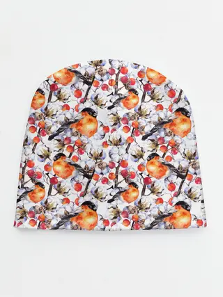 Детская шапка / Снегири