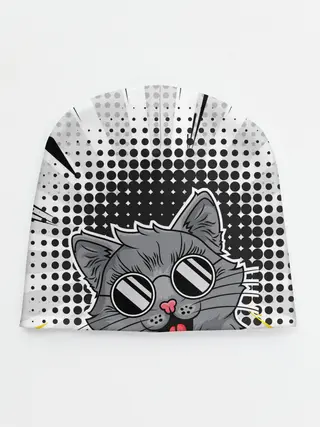 Детская шапка / Кот