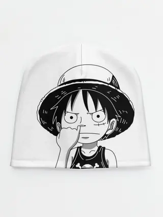 Детская шапка / палец в носу One Piece