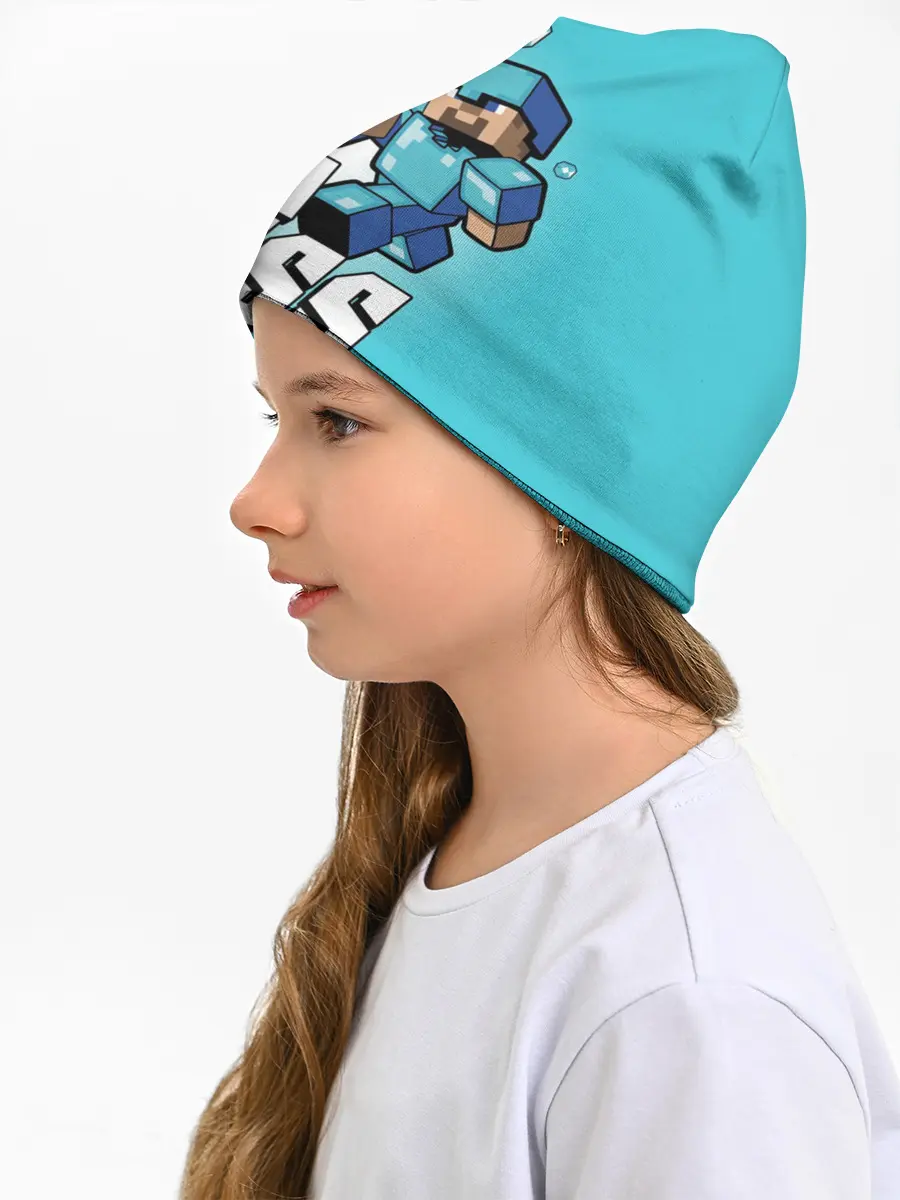 Детская шапка / Майнкрафт