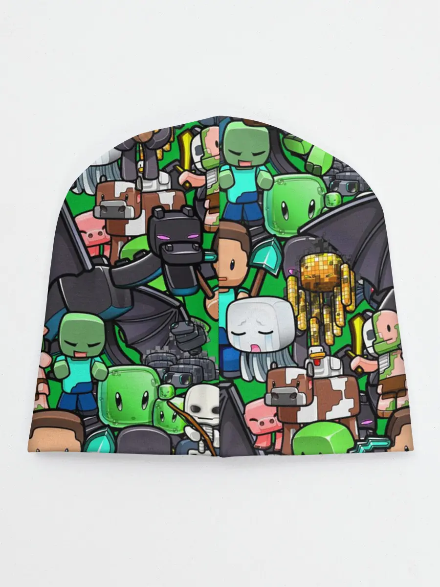 Детская шапка / Майнкрафт