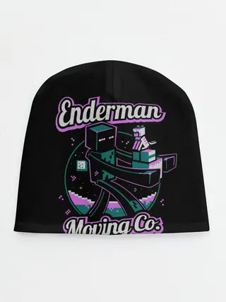 Детская шапка / Майнкрафт, Эндермен