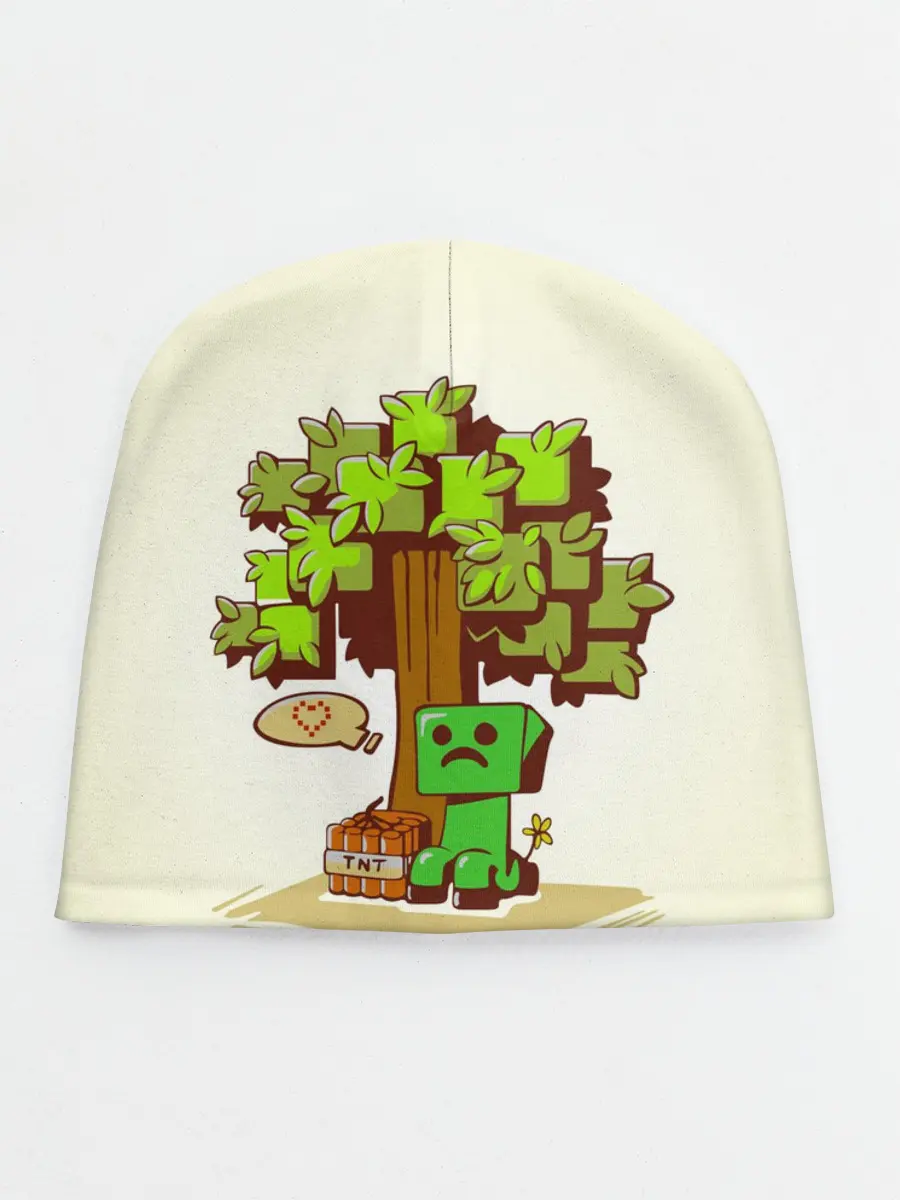 Детская шапка / Майнкрафт, Крипер