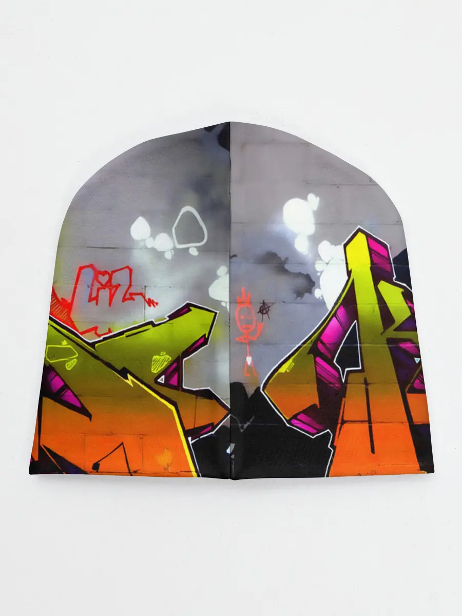 Детская шапка / НЕОНОВОЕ ГРАФФИТИ