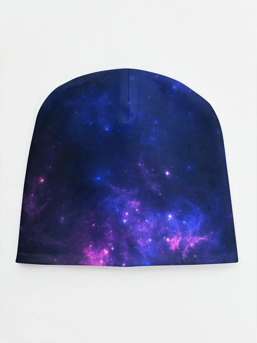 Детская шапка / Неоновый космос