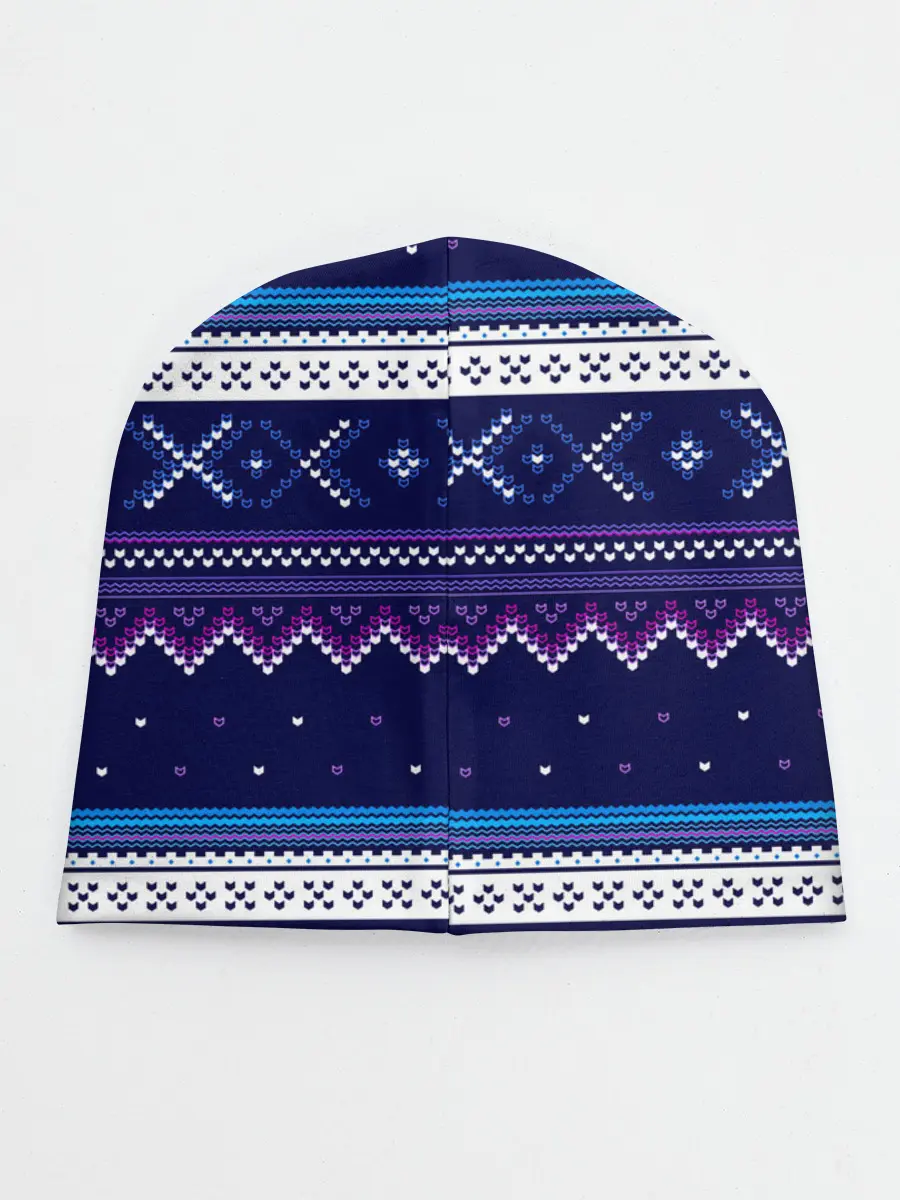 Детская шапка / Яркий узор 2