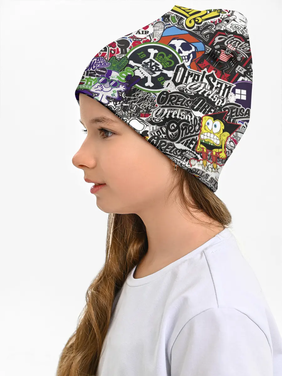 Детская шапка / Stickerbombing New York