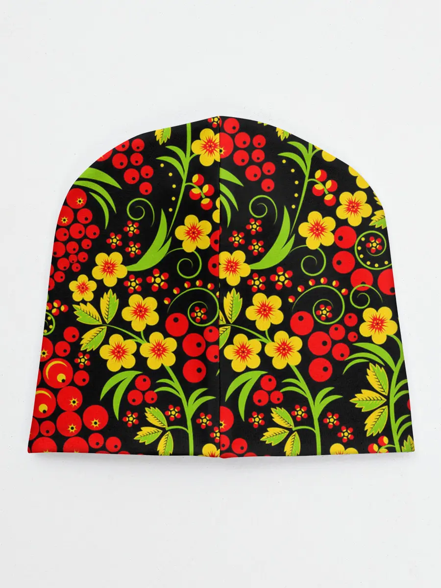 Детская шапка / Хохлома