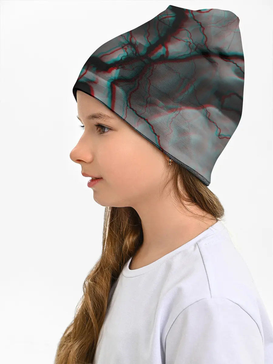 Детская шапка / МОЛНИИ GLITCH