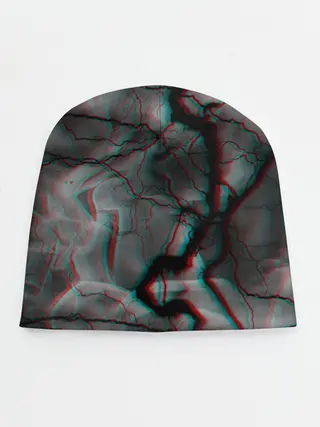 Детская шапка / МОЛНИИ GLITCH