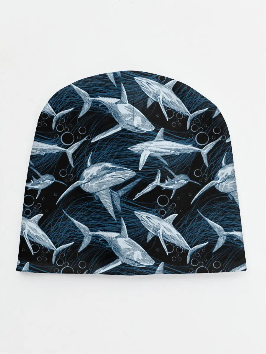 Детская шапка / Акулы