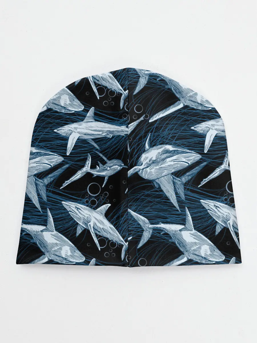 Детская шапка / Акулы