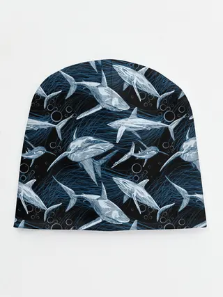 Детская шапка / Акулы