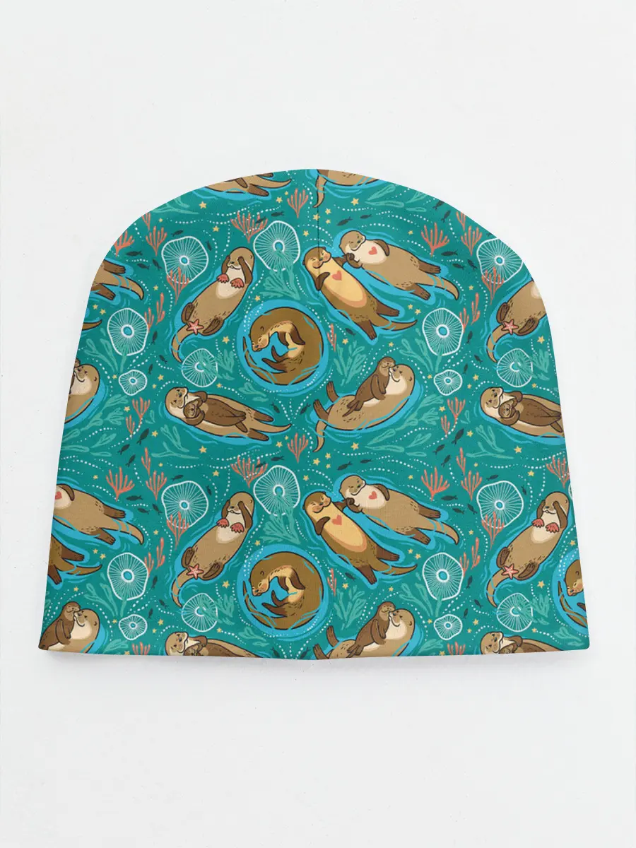 Детская шапка / Весёлые выдры