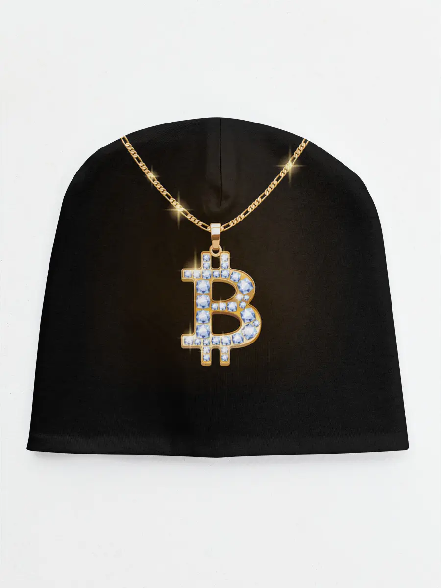 Детская шапка / Бриллиантовый биткоин