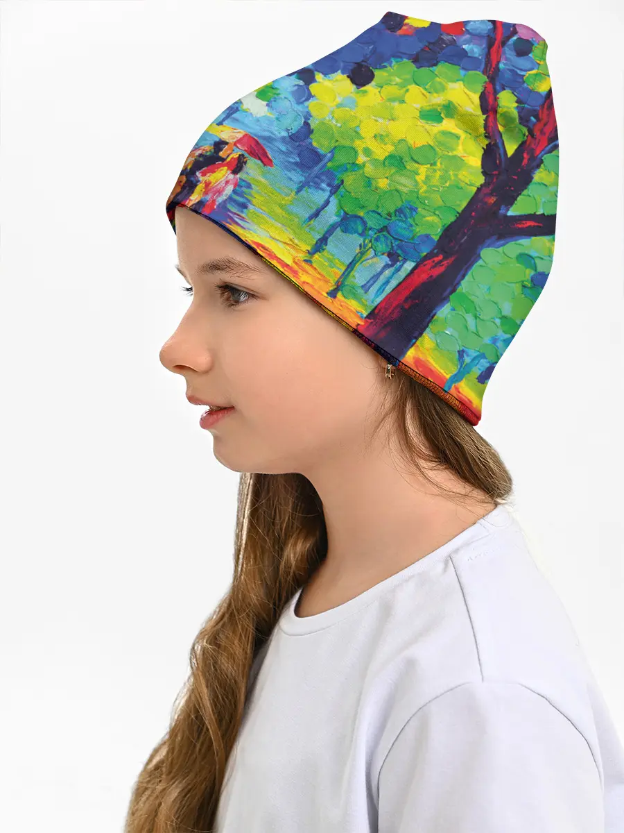 Детская шапка / Осенний бульвар