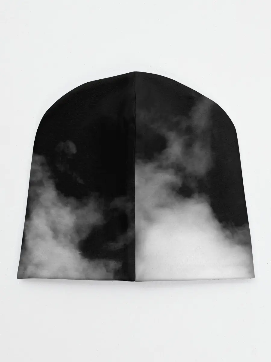 Детская шапка / Логотип Черного Клевера в дымке