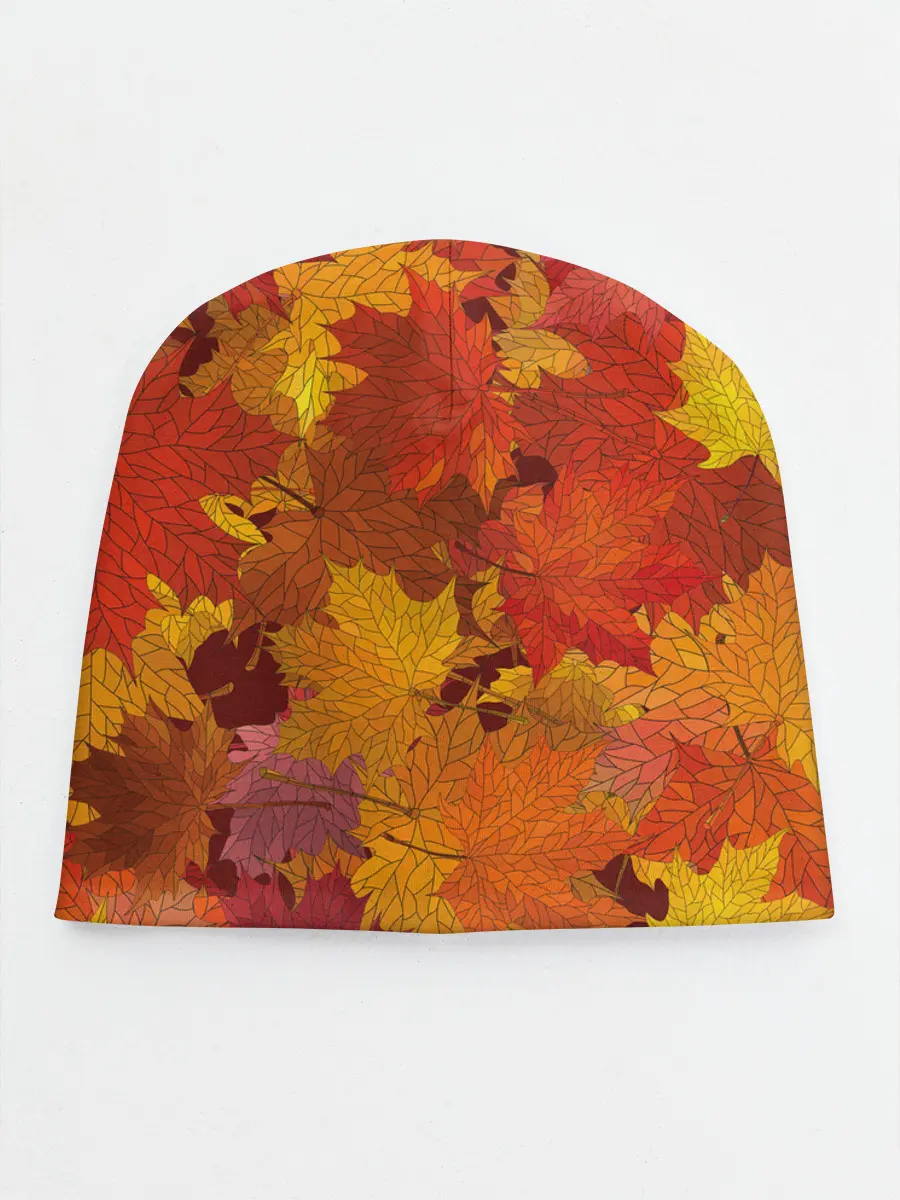 Детская шапка / Осенние листья