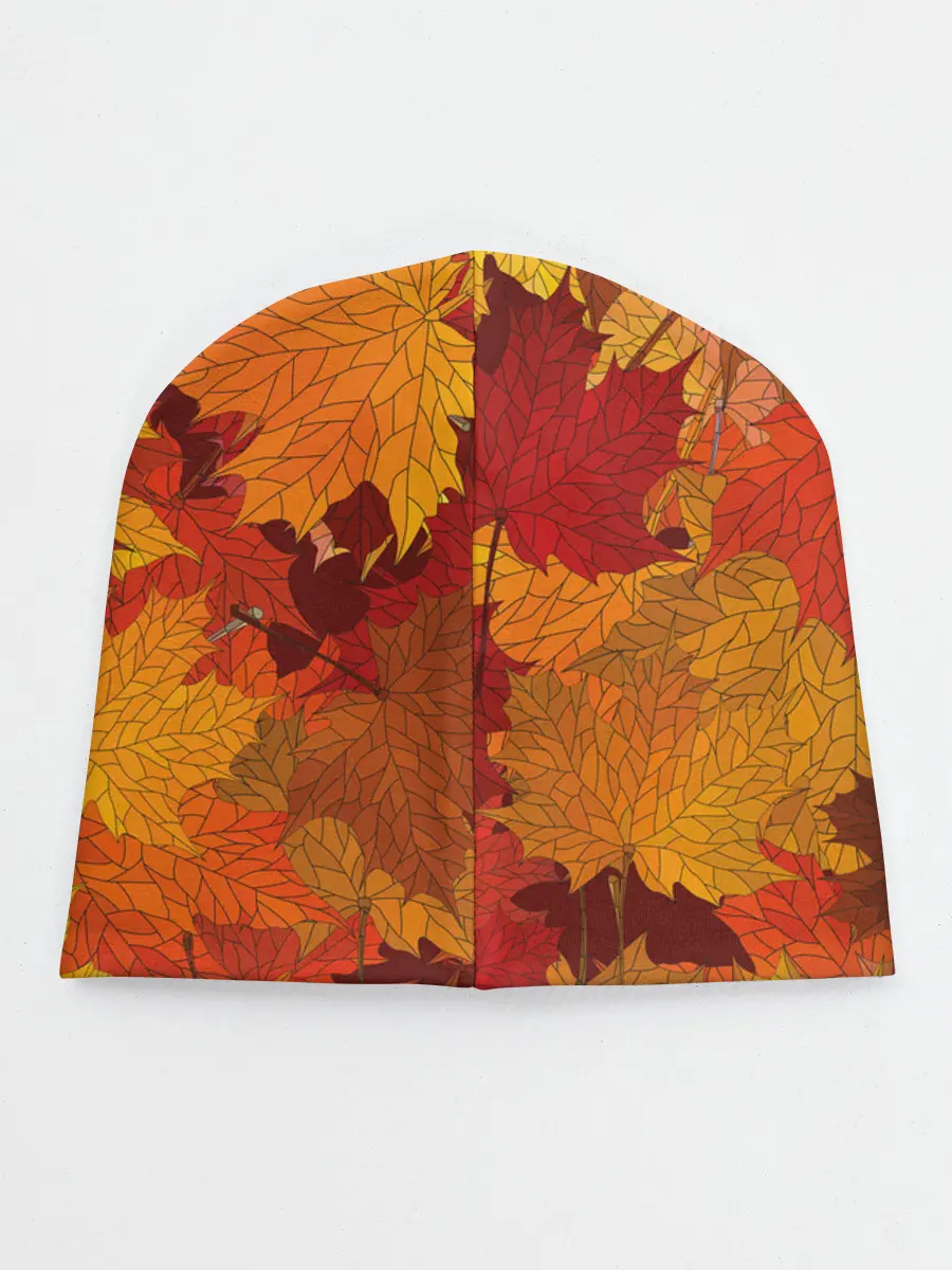 Детская шапка / Осенние листья