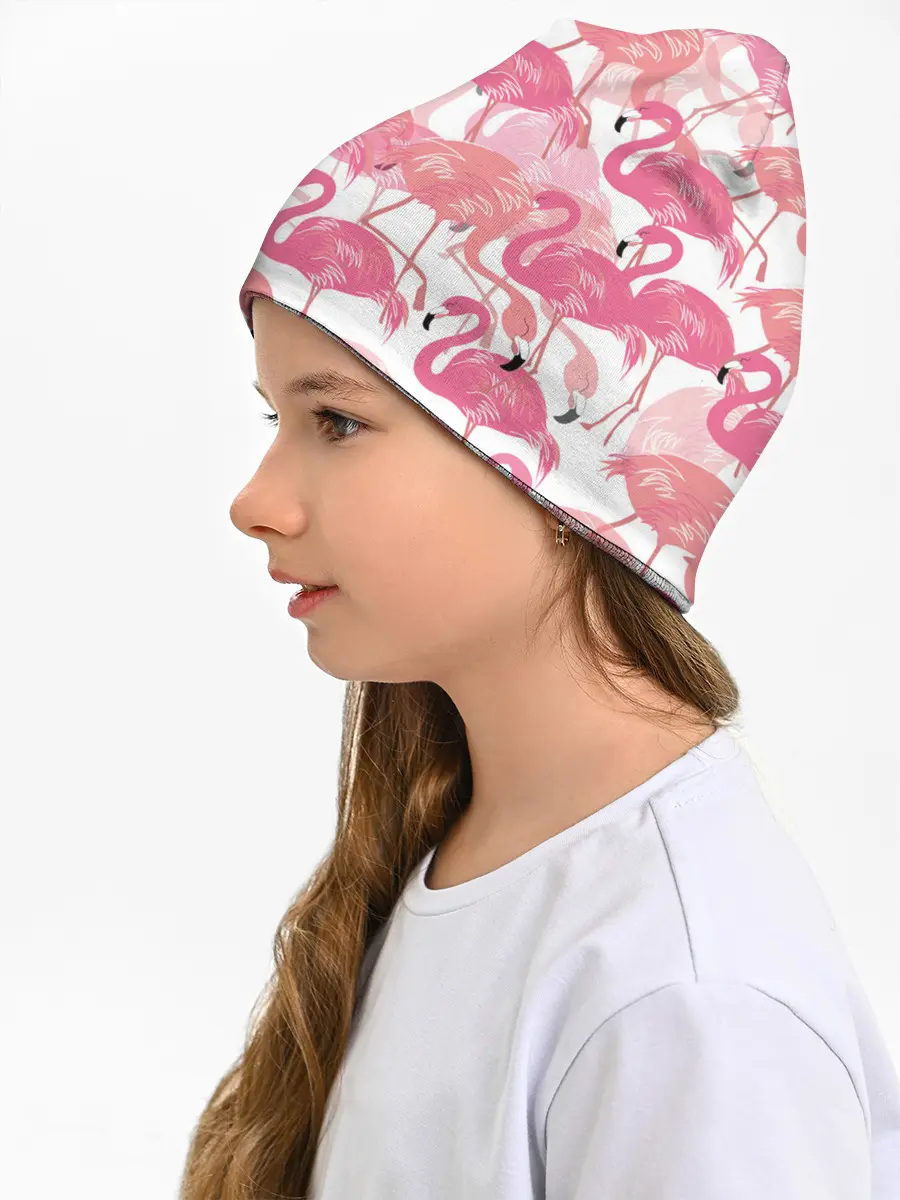 Детская шапка / Фламинго