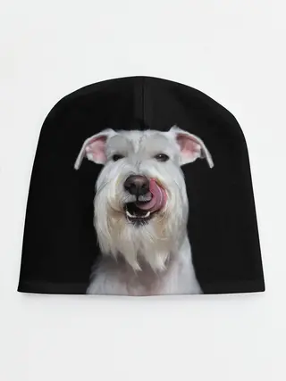 Детская шапка / Белый шнауцер