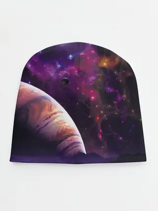 Детская шапка / Космос