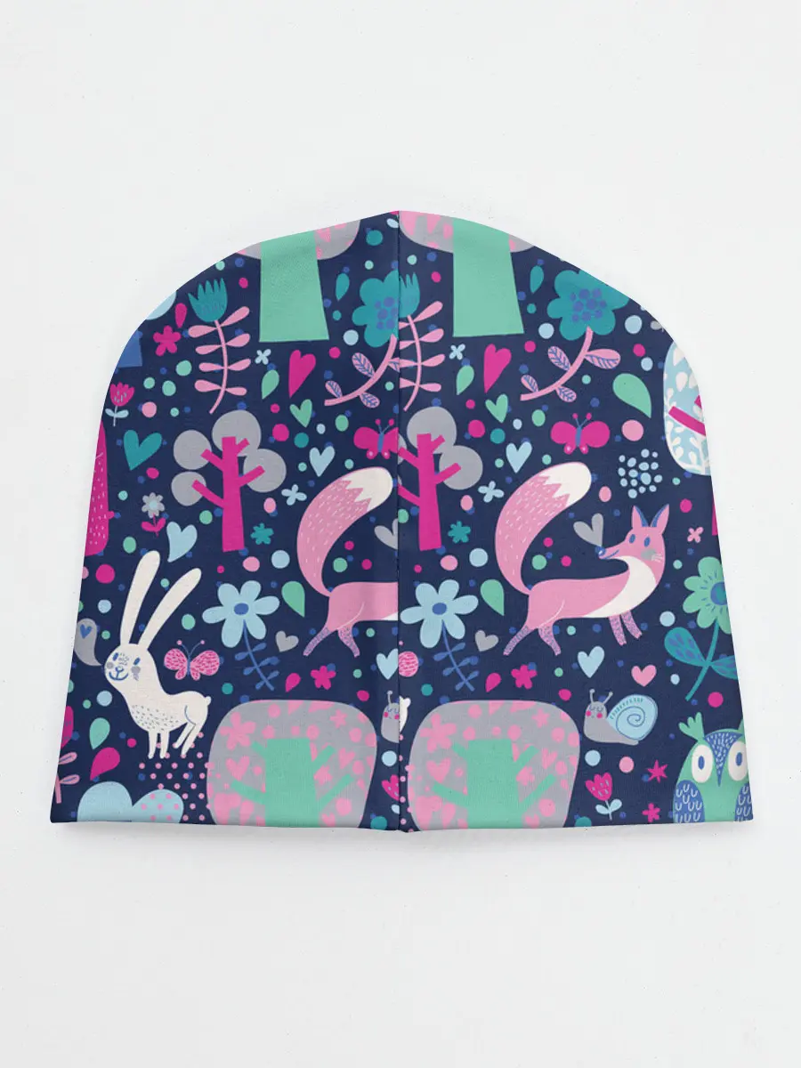 Детская шапка / Лесные животные