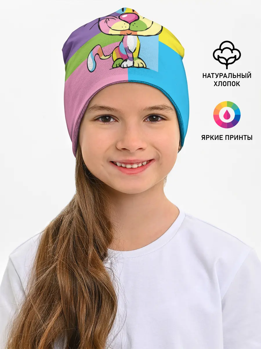Детская шапка / Кот