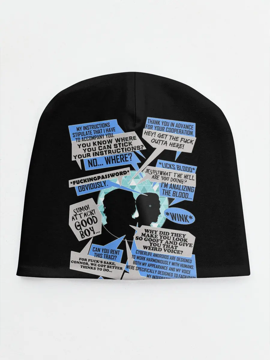 Детская шапка / Detroit fan art