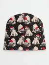Детская шапка / Новогодние мопсы