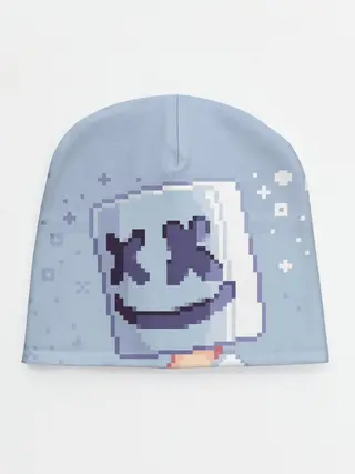 Детская шапка / Marshmello Pixel