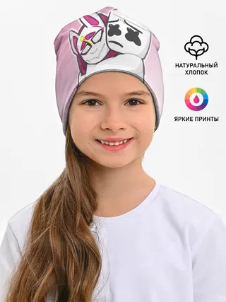 Детская шапка / Fortnite Marshmello