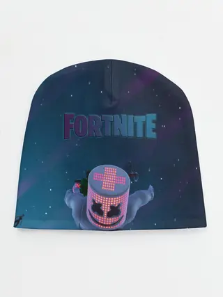 Детская шапка / Fortnite x Marshmello