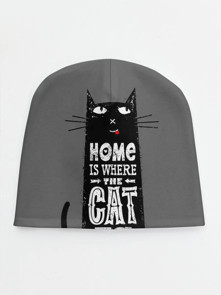 Детская шапка / Дом там, где твой кот