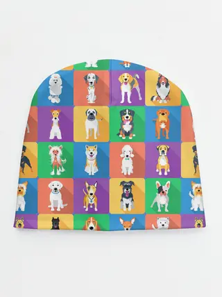 Детская шапка / Забавные собаки
